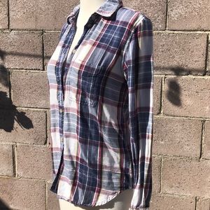 American Eagle Flannel Boyfriend Fit XS